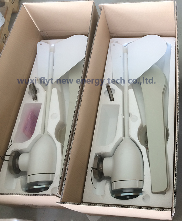 Wind Turbine 400W 12V - เครื่องกำเนิดไฟฟ้าจากกังหันลม กำลังไฟ 12V 24V 48V ใบพัด