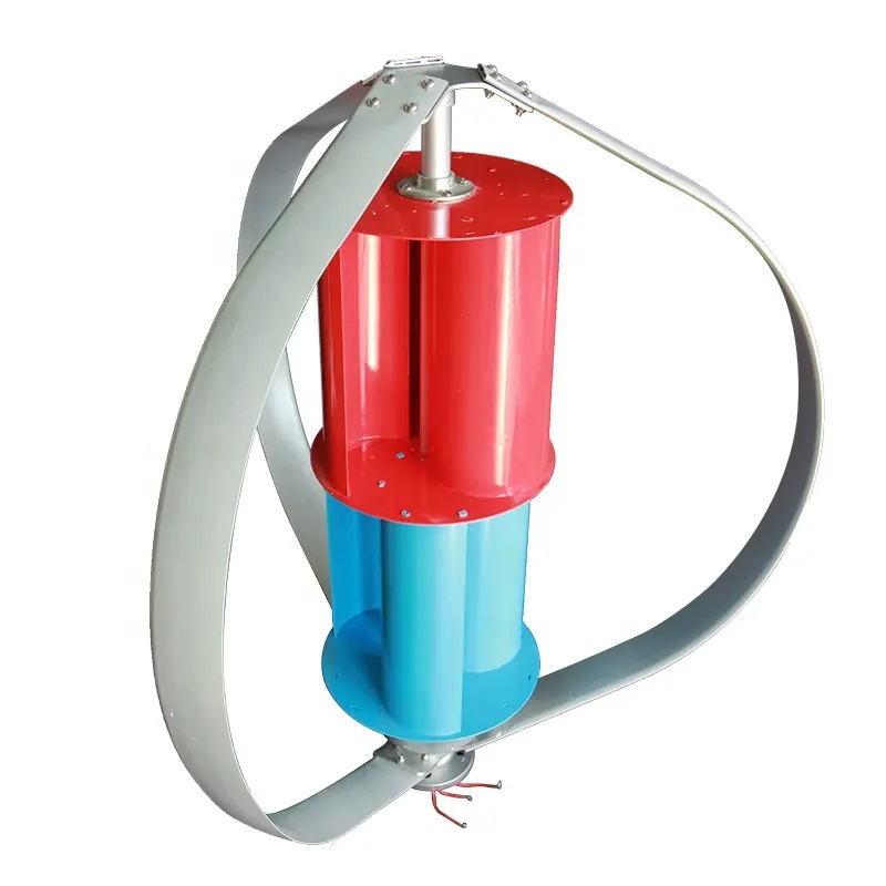 Vertical Axis Wind Turbine 3000W - กังหันลมแบบ Q-Type ขนาด 3 กิโลวัตต์ สำหรับระบบไฟถนนในสวน