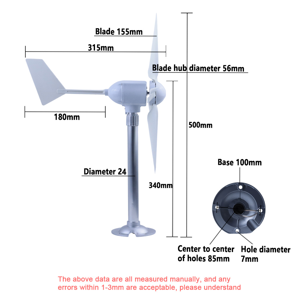 เครื่องกำเนิดไฟฟ้าพลังงานลมขนา - Wind Generator Permanent Magnet 3 Phase บทวิจารณ์และราคา