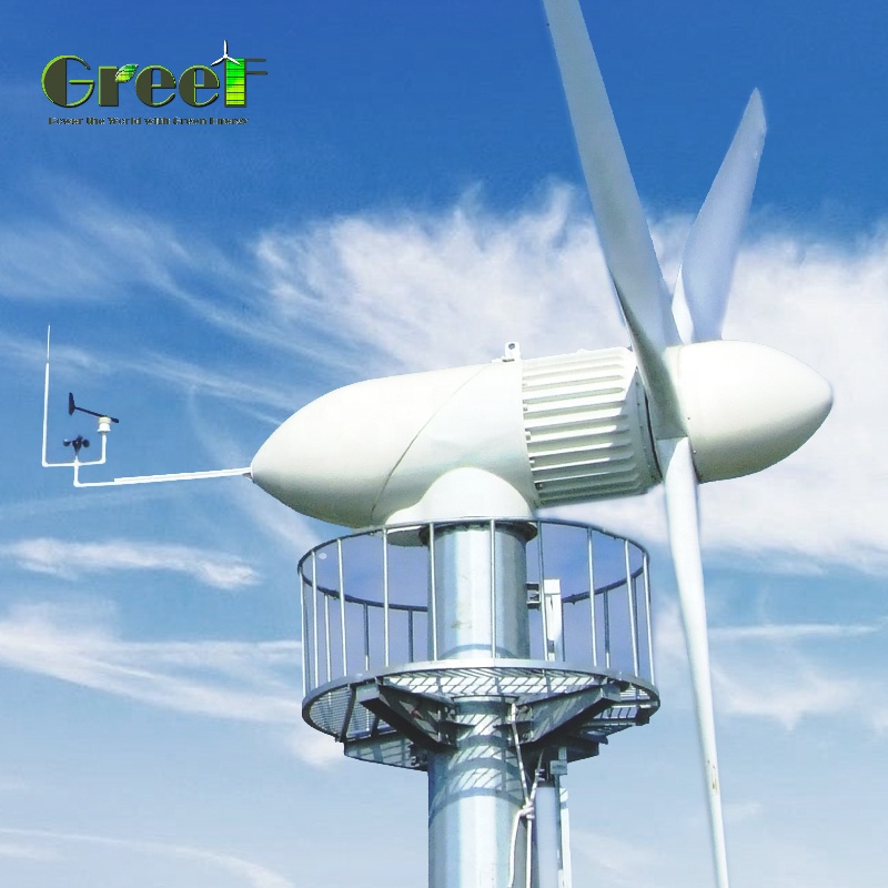 สินค้าขายดี! กังหันลม 1kw 2kw  - Wind Turbine 48V 5Kw Off Grid บทวิจารณ์และราคา