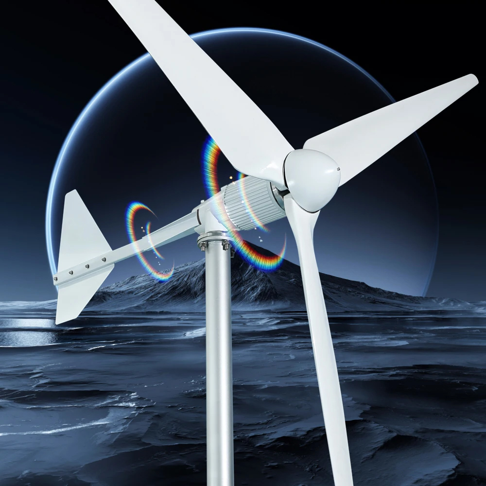 กังหันลมผลิตไฟฟ้า 10KW จากโรงง - Horizontal Wind Turbine 10Kw บทวิจารณ์และราคา