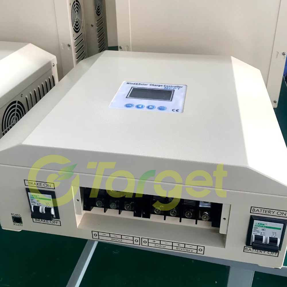ตัวควบคุมการชาร์จแบบไฮบริดพลัง - Wind Solar Hybrid Controller 48V บทวิจารณ์และราคา