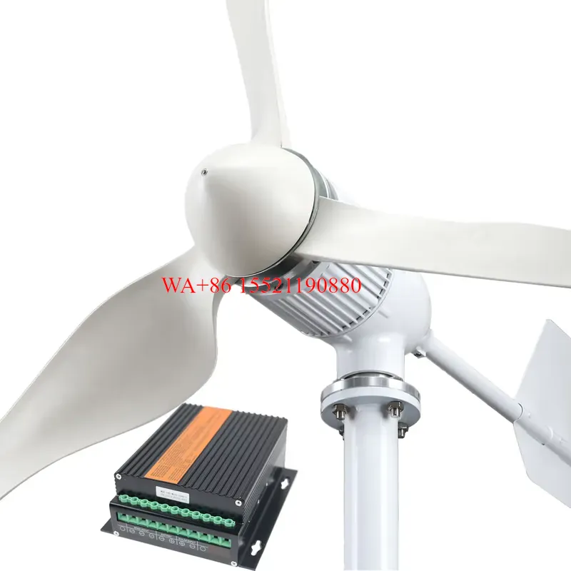 ชุดเครื่องกำเนิดไฟฟ้ากังหันลมแ - Wind Turbine Generator Kit 2000W บทวิจารณ์และราคา