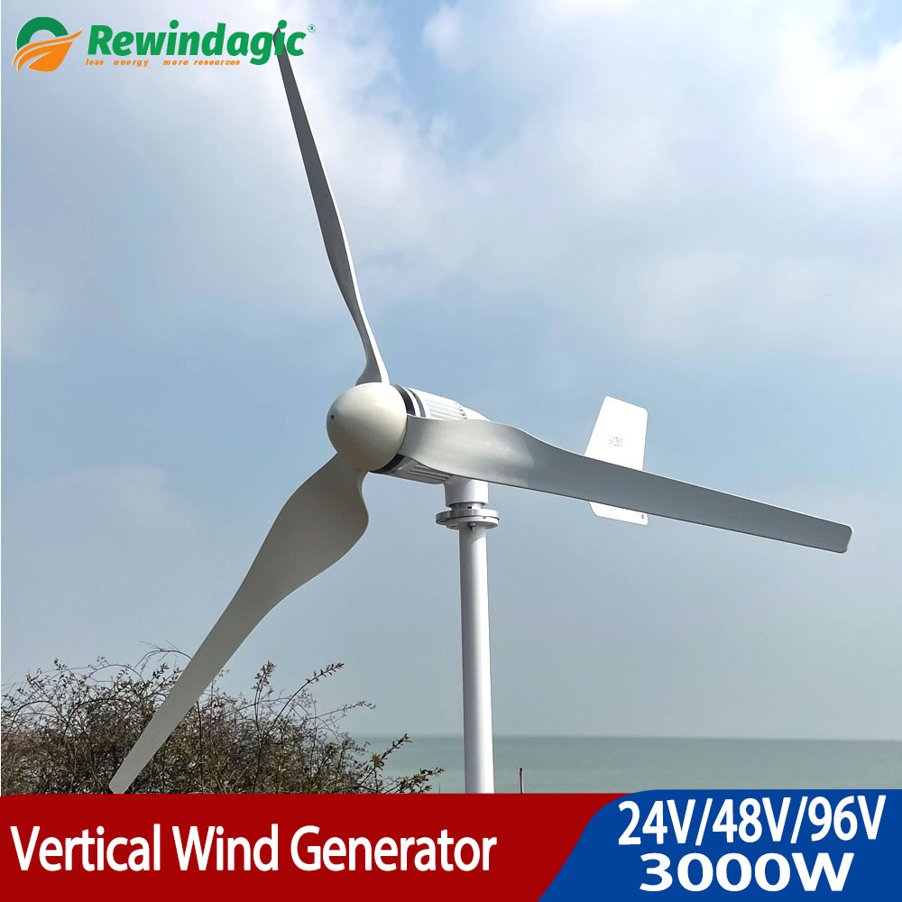 แหล่งพลังงาน เครื่องกำเนิดไฟฟ้ - Wind Turbine 5000W 48V บทวิจารณ์และราคา