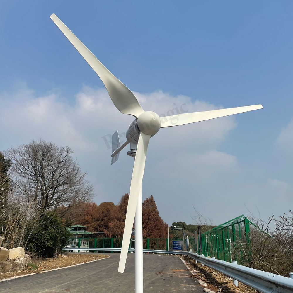 แหล่งพลังงาน เครื่องกำเนิดไฟฟ้ - Wind Turbine 5000W 48V บทวิจารณ์และราคา