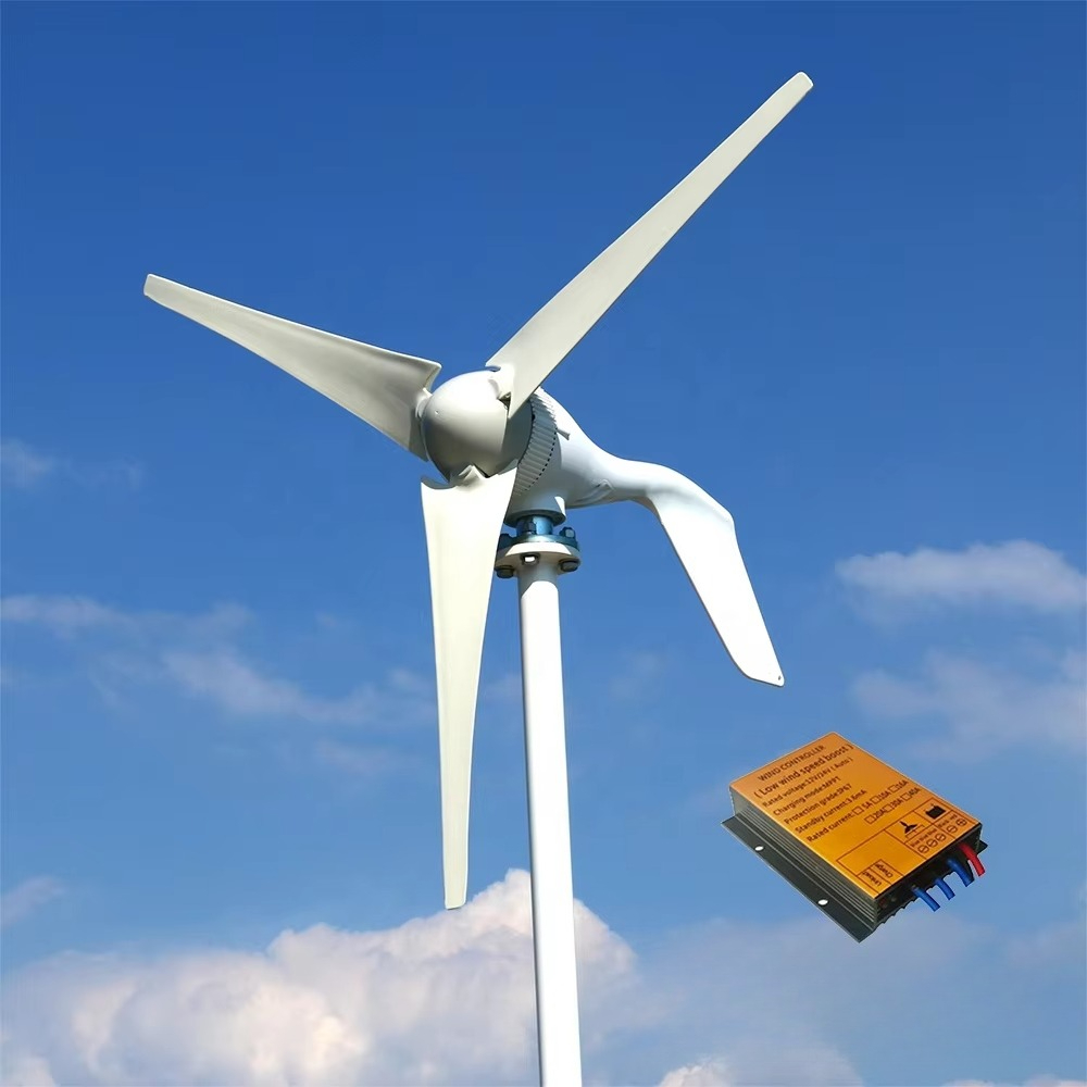กังหันลมขนาดเล็ก 3 ใบพัด รุ่น  - Wind Turbine 400W 12V บทวิจารณ์และราคา