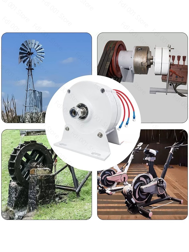 เครื่องกำเนิดไฟฟ้าแม่เหล็กถาวร - Wind Generator Permanent Magnet 3 Phase บทวิจารณ์และราคา
