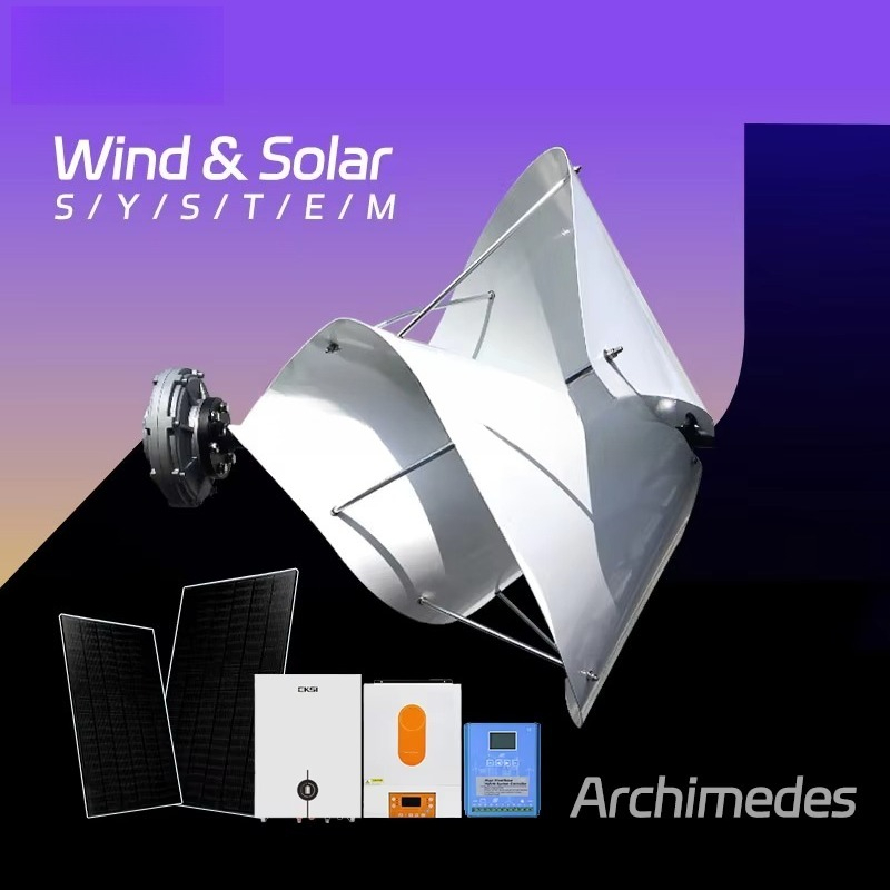 กังหันลมแกนแนวนอนอาร์คิมีดีส พ - Horizontal Wind Turbine 10Kw บทวิจารณ์และราคา