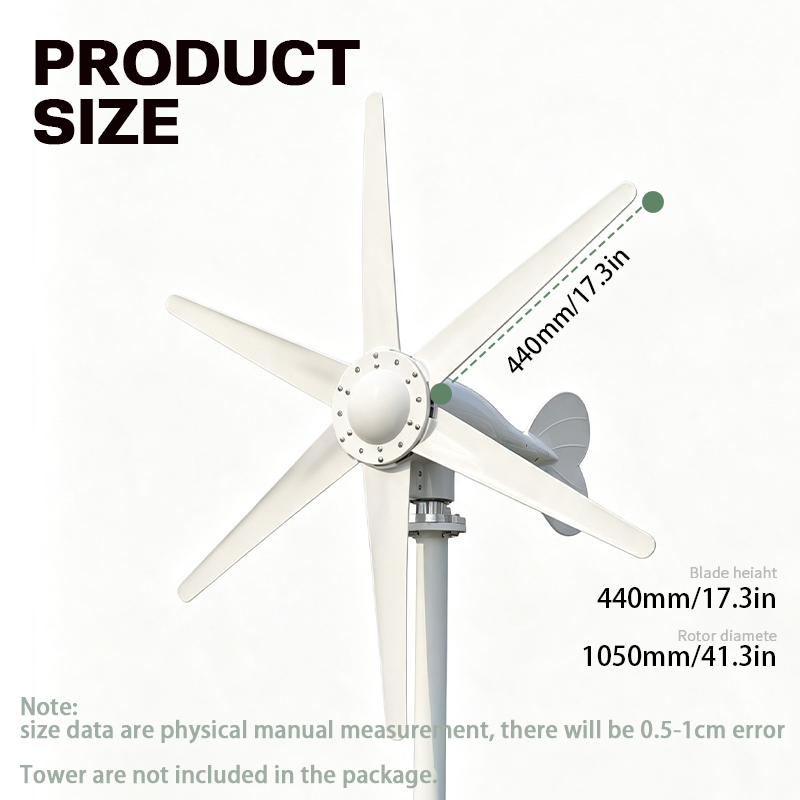 ชุดกังหันลมผลิตไฟฟ้า EKPAOWE 2 - Wind Turbine Generator Kit 2000W บทวิจารณ์และราคา