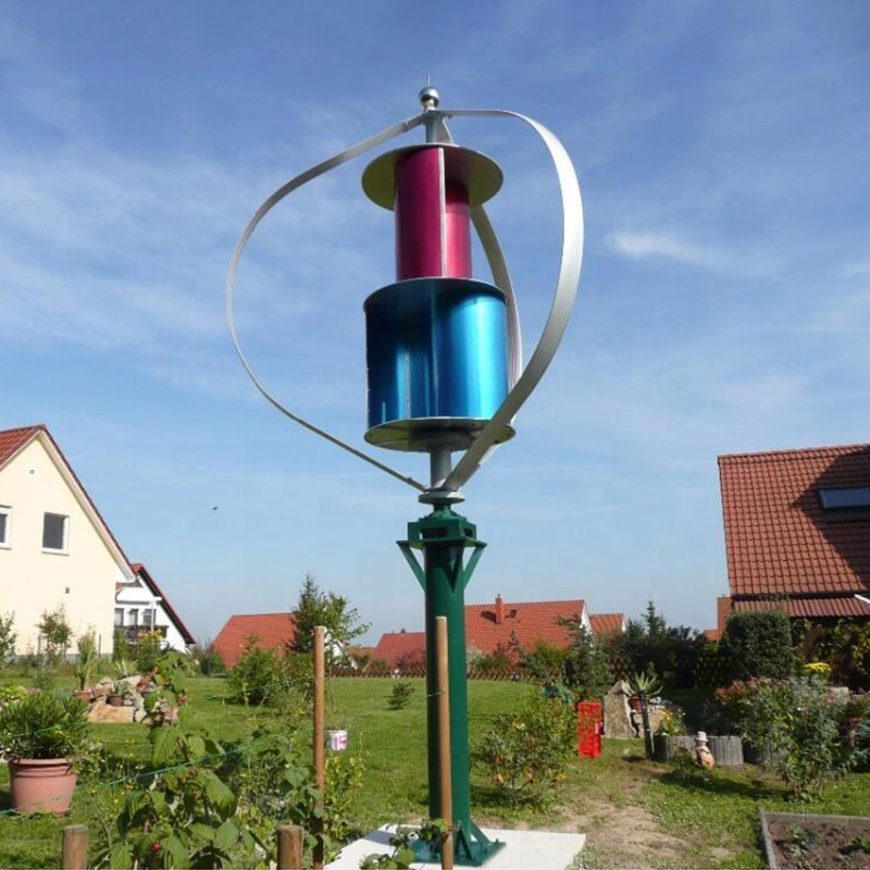 กังหันลมแบบ Q-Type ขนาด 3 กิโล - Vertical Axis Wind Turbine 3000W บทวิจารณ์และราคา