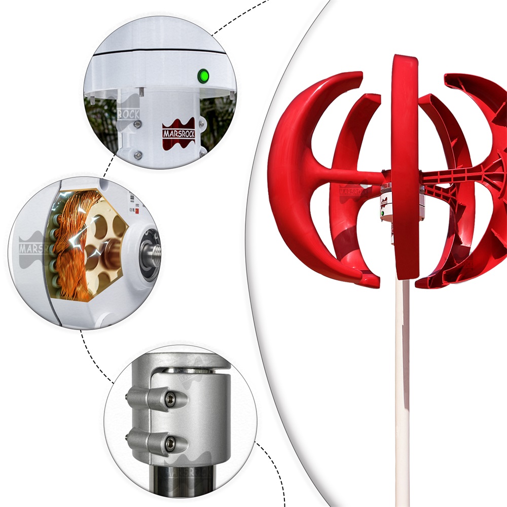 เครื่องกำเนิดไฟฟ้าพลังงานลมแนว - Wind Turbine 400W 12V บทวิจารณ์และราคา