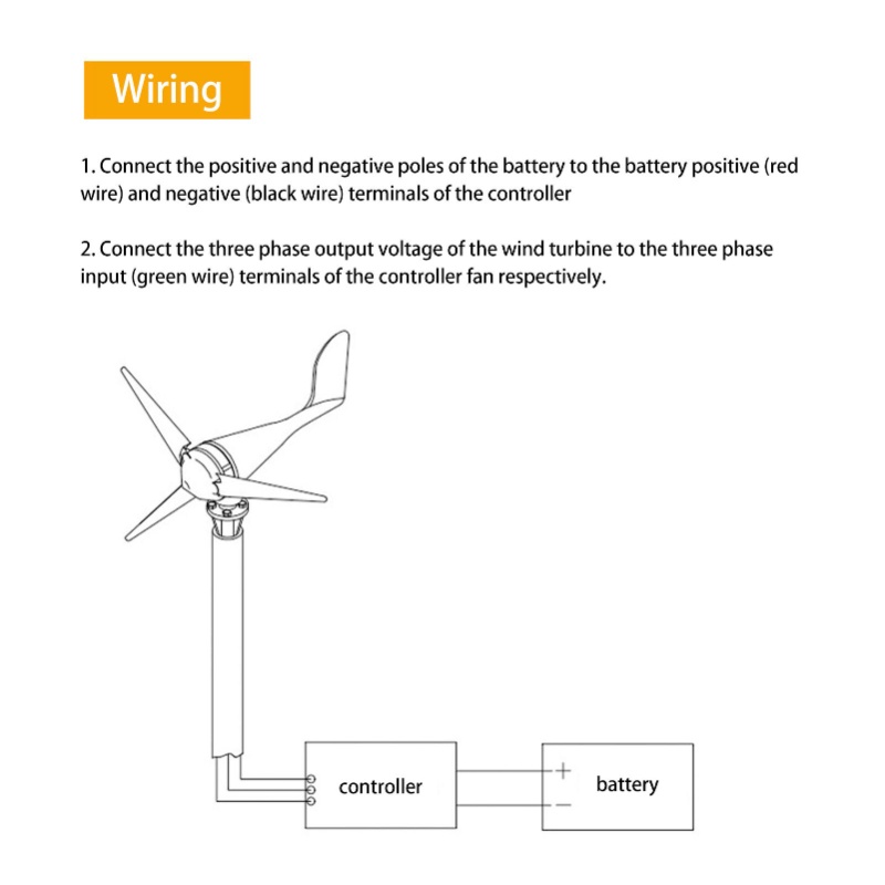 ตัวควบคุมเครื่องกำเนิดไฟฟ้าพลั - Wind Turbine 400W 12V บทวิจารณ์และราคา