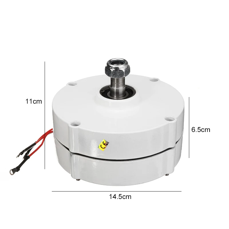 มอเตอร์กังหันลม 12V 24V กำลังผ - Wind Generator Permanent Magnet 3 Phase บทวิจารณ์และราคา