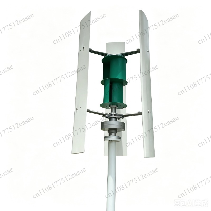 กังหันลมแนวตั้งกำลังสูงเสียงเบ - Wind Turbine 48V 5Kw Off Grid บทวิจารณ์และราคา