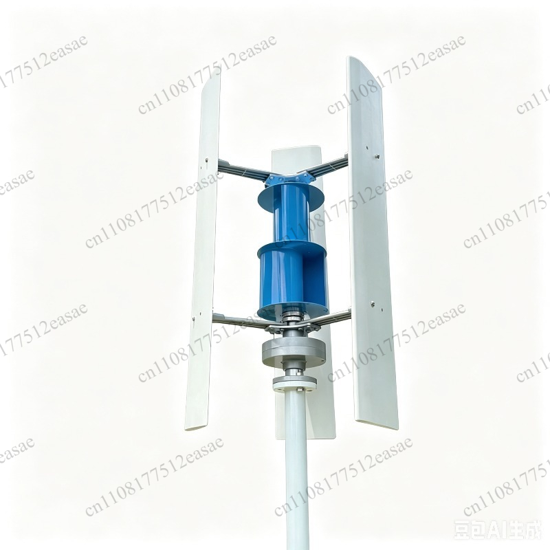 กังหันลมแนวตั้งกำลังสูงเสียงเบ - Wind Turbine 48V 5Kw Off Grid บทวิจารณ์และราคา