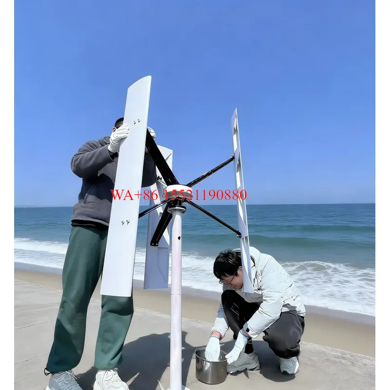 ชุดกังหันลมแกนตั้ง WMWMNU 1000 - Wind Turbine 1000W 24V บทวิจารณ์และราคา