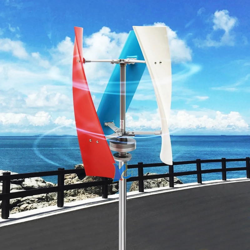 กังหันลมผลิตไฟฟ้าแบบแกนตั้ง Ho - Vertical Axis Wind Turbine 3000W บทวิจารณ์และราคา