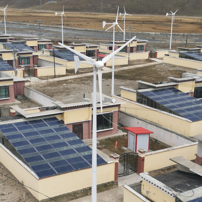กังหันลมแนวนอน 10 กิโลวัตต์ รา - Horizontal Wind Turbine 10Kw บทวิจารณ์และราคา