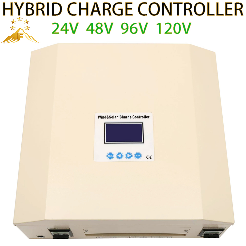 ตัวควบคุมไฮบริด PWM 5KW สำหรับ - Wind Turbine 1000W 24V บทวิจารณ์และราคา