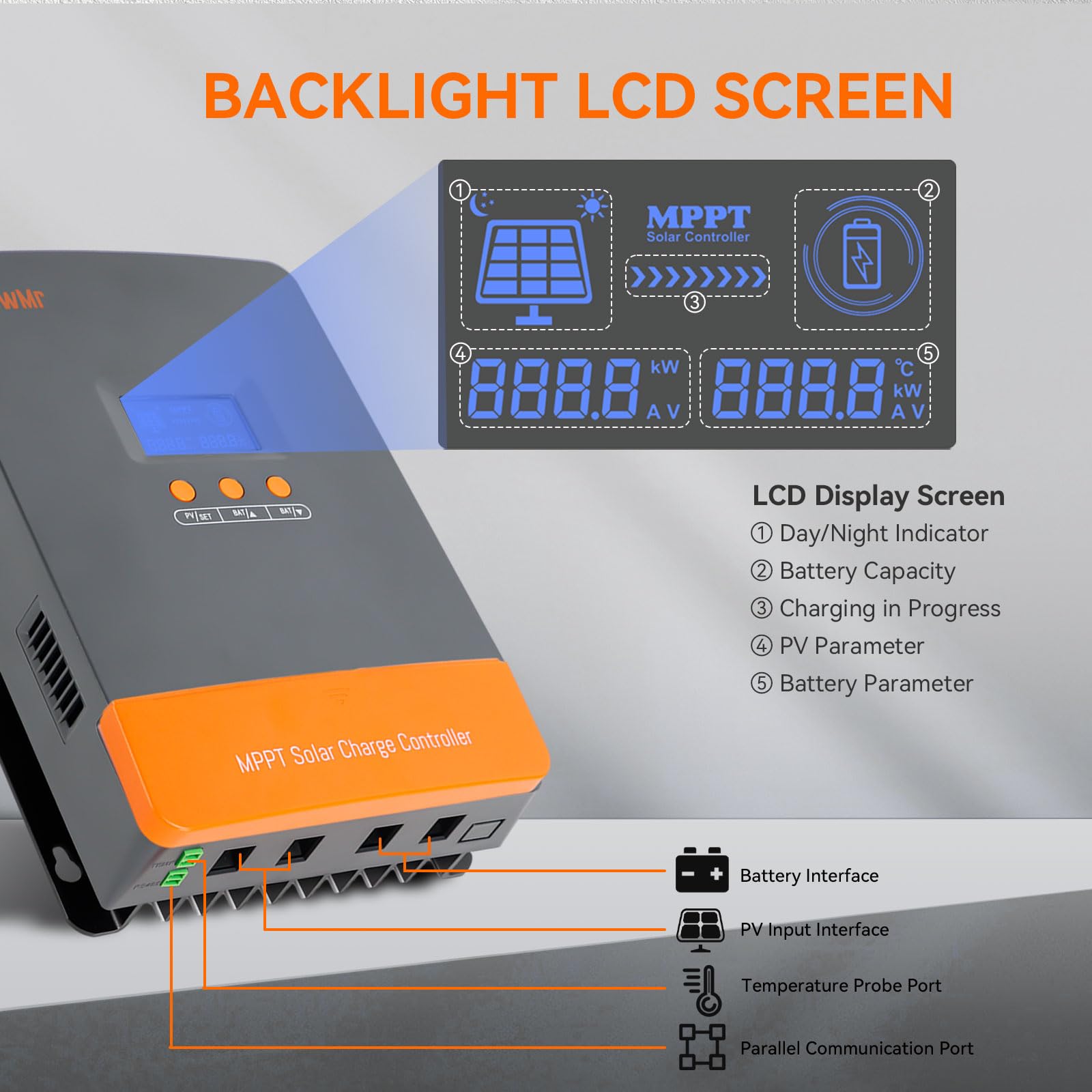PowMr 100A MPPT ตัวควบคุมการชา - Wind Solar Hybrid Controller 48V บทวิจารณ์และราคา