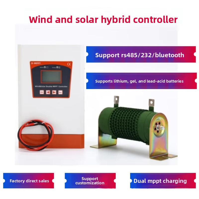 ระบบไฮบริดพลังงานแสงอาทิตย์แบบ - Wind Solar Hybrid Controller 48V บทวิจารณ์และราคา