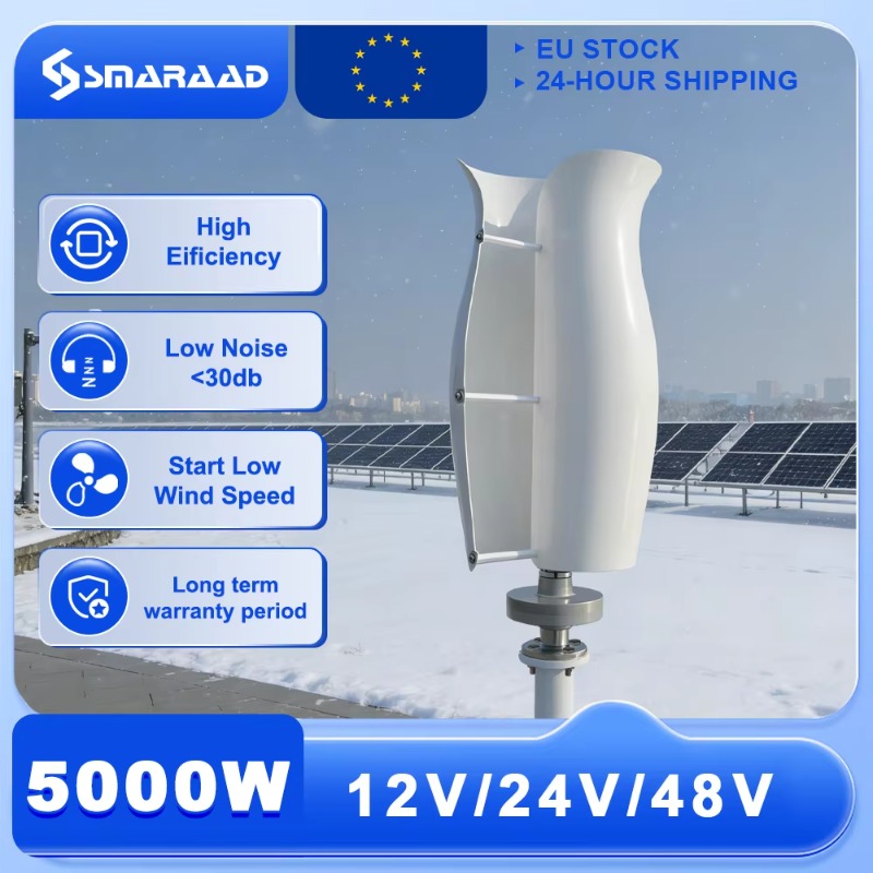 【ระดับมืออาชีพ】จัดส่งไปโปแลนด์ - Wind Turbine 5000W 48V บทวิจารณ์และราคา