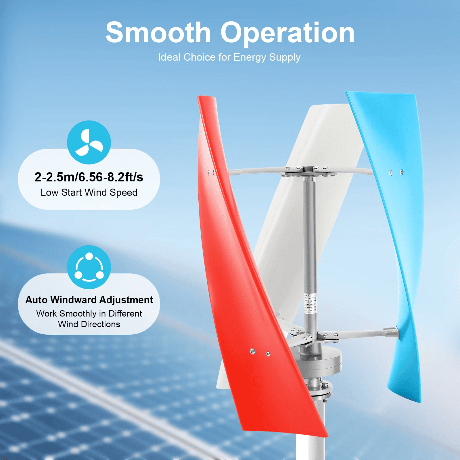 กังหันลมผลิตไฟฟ้าแบบตั้ง 2026  - Wind Turbine 400W 12V บทวิจารณ์และราคา