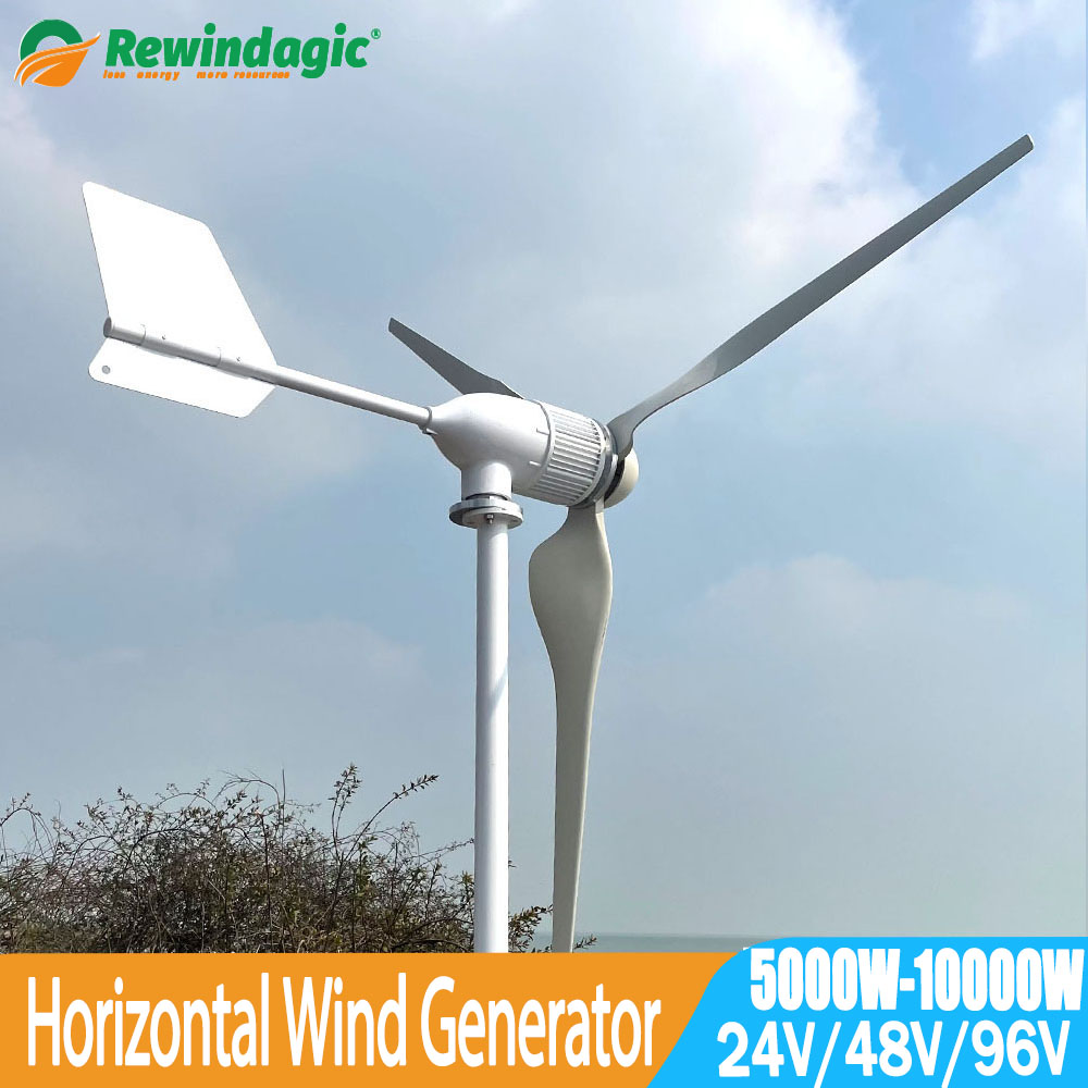 โรงงานจีน เครื่องกำเนิดไฟฟ้าพล - Wind Turbine 5000W 48V บทวิจารณ์และราคา