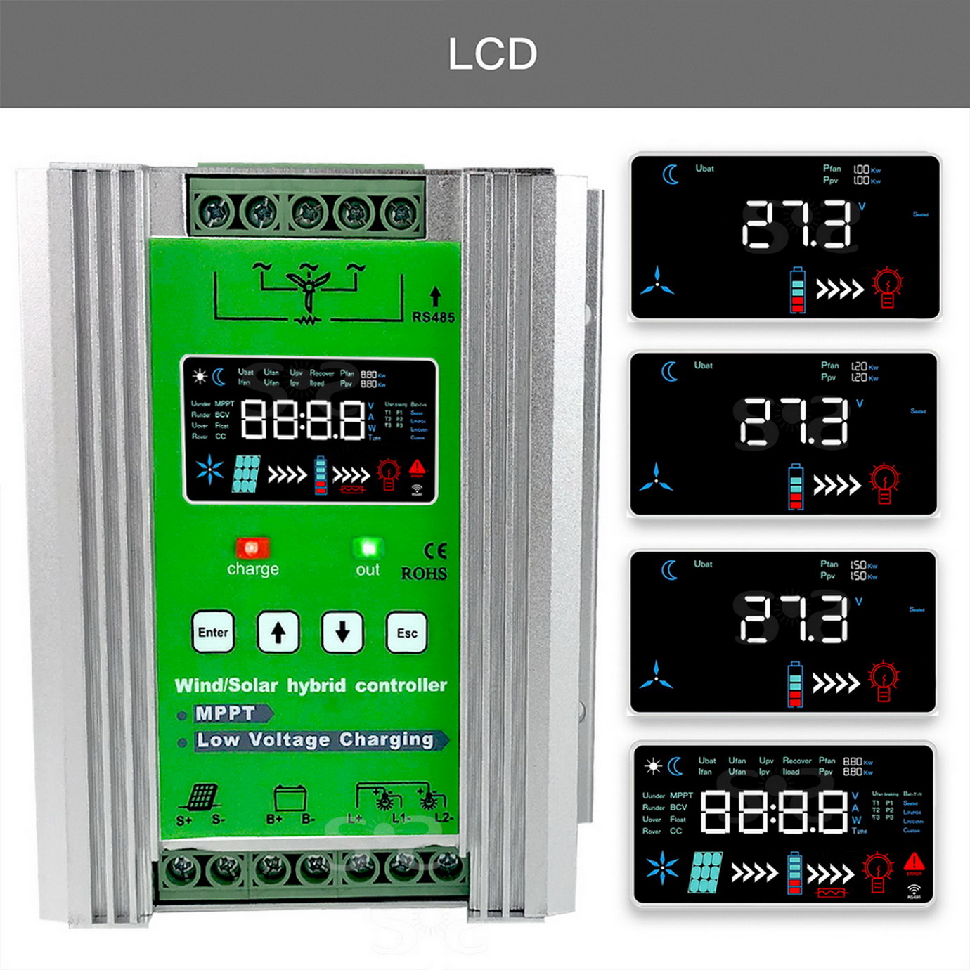 คอนโทรลเลอร์พลังงานแสงอาทิตย์แ - Wind Solar Hybrid Controller 48V บทวิจารณ์และราคา