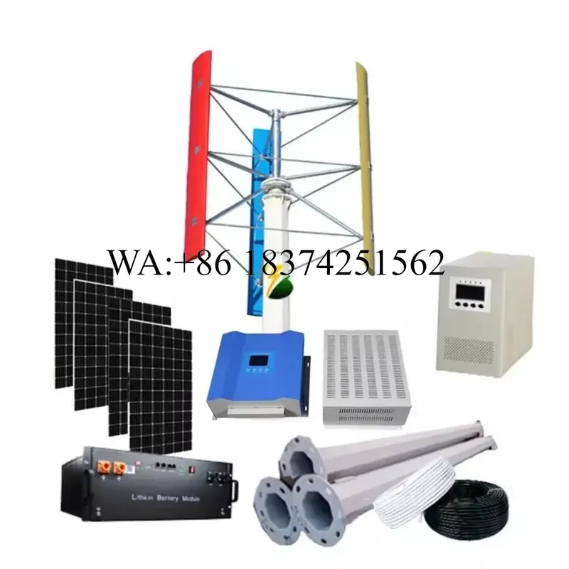 Wmwmnu เครื่องกำเนิดไฟฟ้ากังหั - Wind Turbine 48V 5Kw Off Grid บทวิจารณ์และราคา