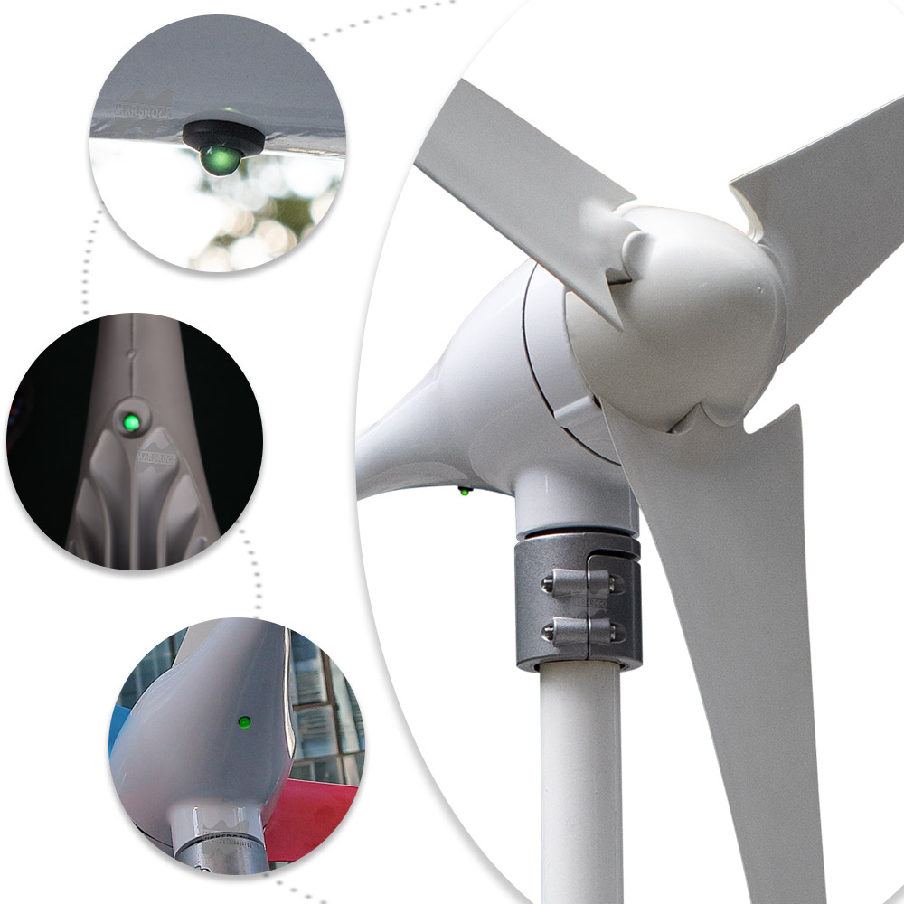คุณภาพสูง AC 12V 24V 400W เครื - Wind Turbine 400W 12V บทวิจารณ์และราคา